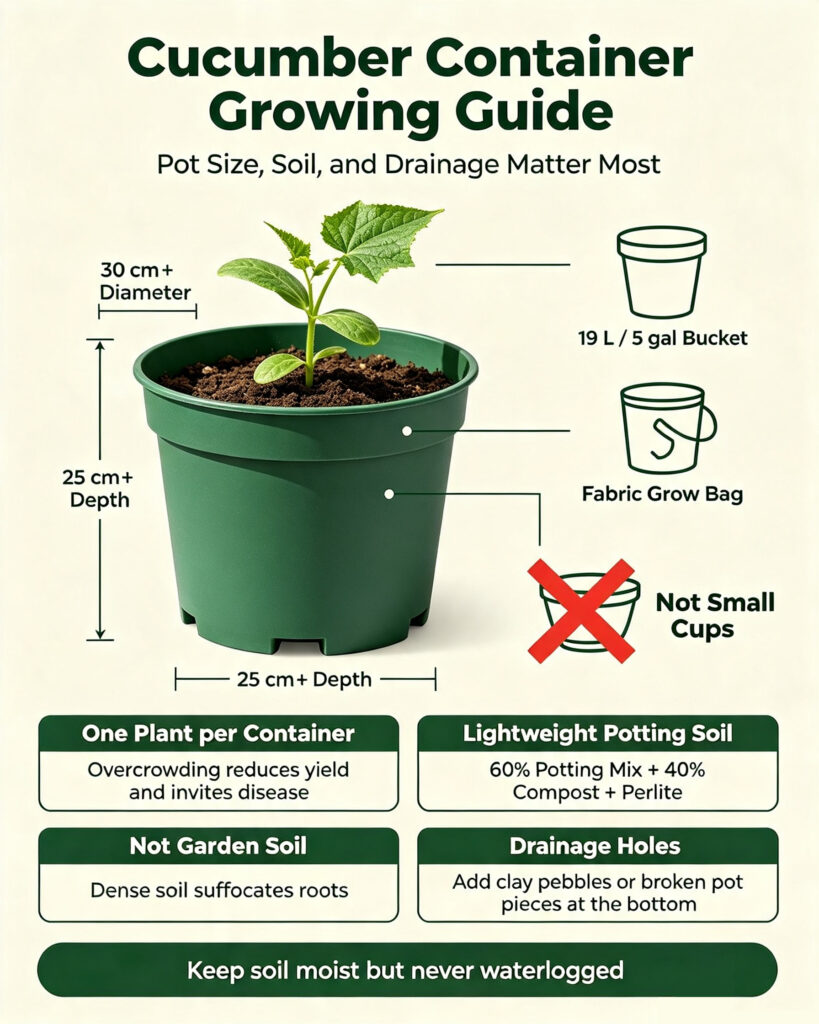 Cucumber ContainerGrowing Guide