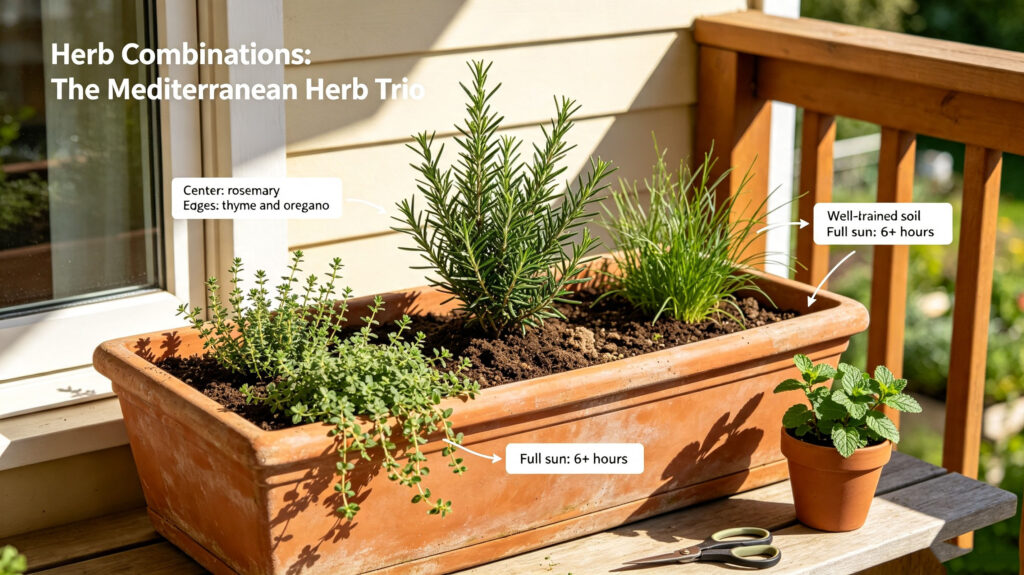 Herb Combinations: The Mediterranean Herb Trio