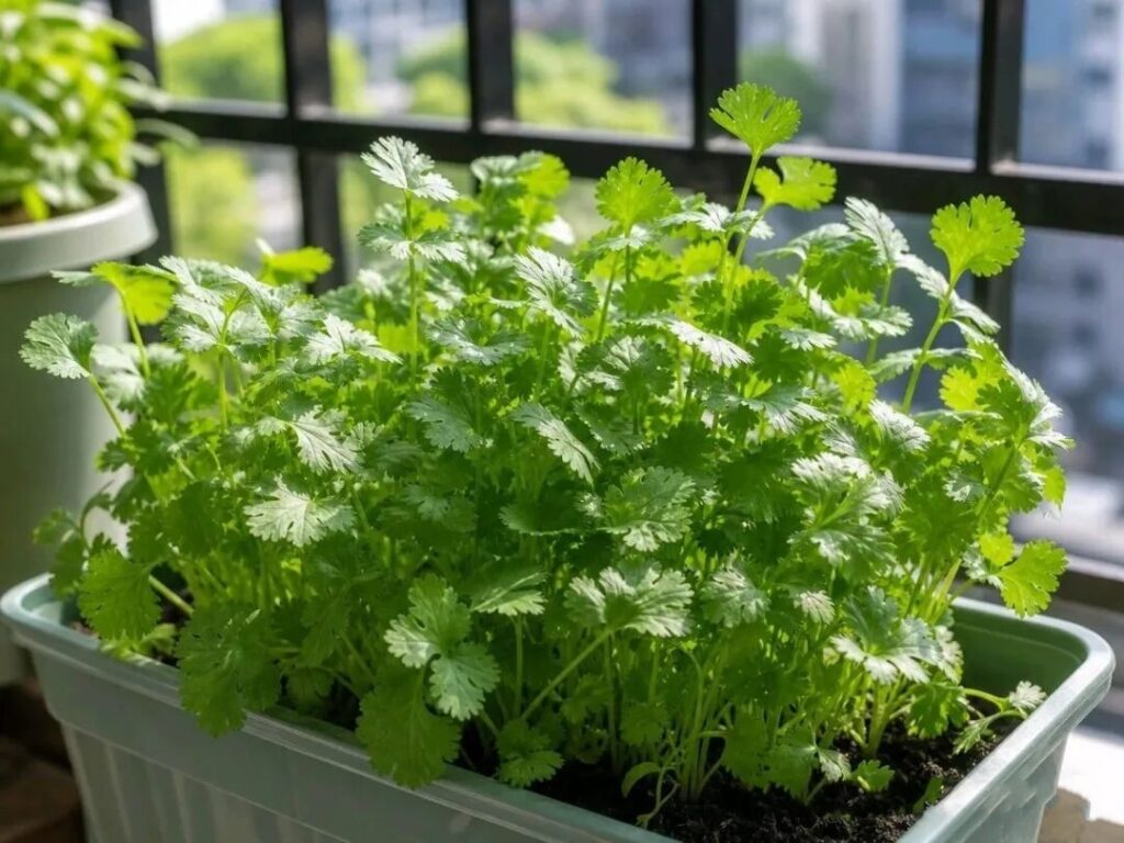 Cilantro: Crack the Seed Coat Before Planting for Twice as Fast Germination